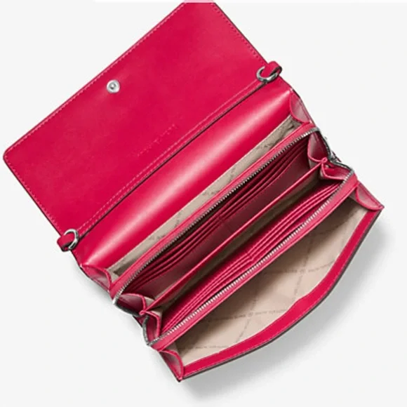 MICHAEL KORS Jet Set Large Ombré Signature Logo Crossbody Bag
Dark Raspberry - Picture 14 of 16